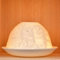 Nordic Light Tealight Candle Holder, Set of Shade & Plate, Owls Living, Dining Room Table, Home Decor Accessories-Porcelain-One Size, Finest unglazed, White Patterned