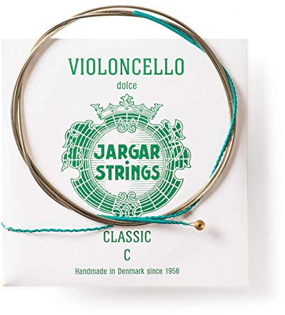 JARGAR Ce-GCM Cello Classic G-Saite, medium (1,17 mm) för cello Grön//green Delce/lätt