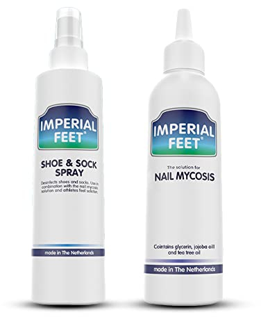 Yellow Nail Solution 75 ML + Shoe and Sock Spray 150 ML | bRITTLE Nail Treatment | No Infected Swab Application | Cream + Preventive Spray Ultimate Combopack