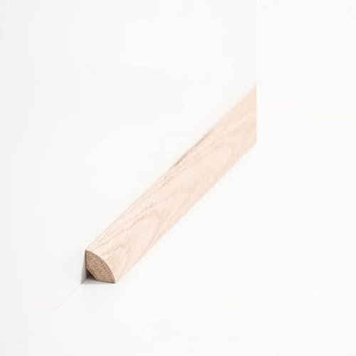 Südbrock 99.14.14.1 | Chêne brut | 14 x 14 x 2500 mm | Plinthe en bois massif | Barre de sol | Design simple | 10 m