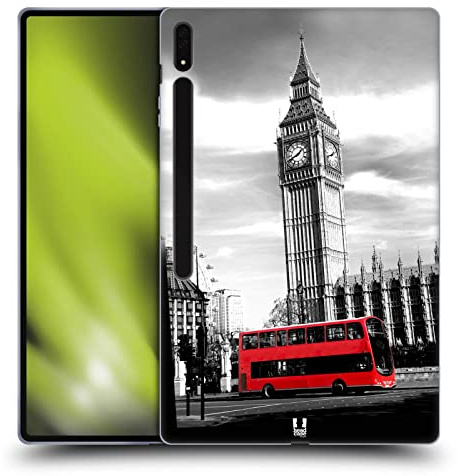 Head Case Designs Big Ben Clock Tower London Best Of Places Set 2 Soft Gel Case Compatible With Samsung Galaxy Tab S8 Ultra