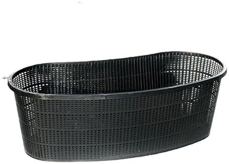 vdvelde.com - Pflanzkorb Kontur 45cm - 5 Stück - Hochwertig Nierenförmiger Pflanzkörbe für Teich - Groß Teichkorb - Pflanzenkorb für Teichpflanzen und Seerosen - Van der Velde Wasserpflanzen