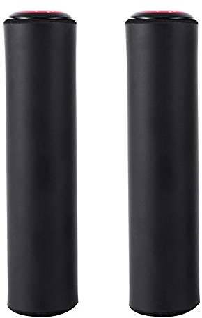 Akozon manopole 2 Stück Mountainbike Silica Gel Anti-Rutsch-Griff 1 Paar Silikon Mountain Grips Cover für längere Fahrt (Schwarz) Anti-Rutsch-Stoßfester Lenker 18 mm