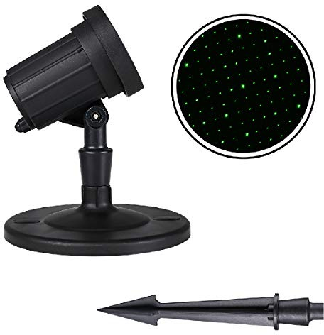 Monzana® LED Projektor Weihnachten Außen 100m² Timer Sternenhimmel Weihnachtsdeko Beleuchtung Party Deko Strahler Projektionslampe Projektorlampe