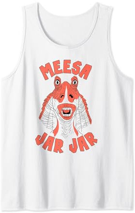 Star Wars Jar Jar Binks Meesa Jar Jar Portrait Tank Top