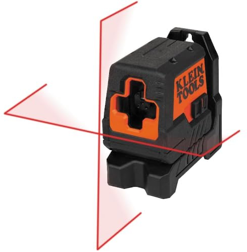 Klein Tools 93MCLS Self-Leveling Laser Level, Mini Cross-Line Level, Leveling Alignment Tool, Bright Red Horizontal and Vertical Lines