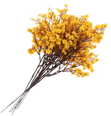Garneck 8stücke Künstliche Schleierkrautblumen Für Hochzeit Blumenstrauß Aus Kunstblumen Gefälschte Blumen Für Dekoration Realistische Bouquet
