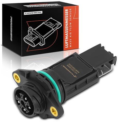 Frankberg 1 medidor de masa de aire de 5 pines compatible con clase E modelo T S211 E200-E500 T E55 T AMG 2.2L-5.4L 2003-2009 1er E81 116i 1.6L 2007-2011 Replace# 0000940540544054. 880 cm
