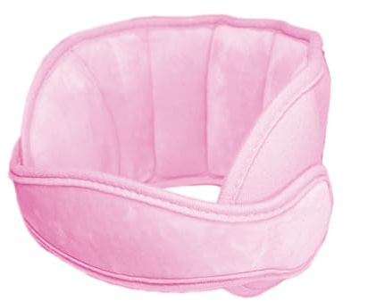 ZOIBV Kindersitz Kopfstütze, Kopfschutz Schlafen, Autositz Nackenstütze Kinder Verstellbarer Kopfschutz Kopfhalter Kindersitz Baby, Geeignet für Autositze, Schlafkissen Kopfhalter, Rosa