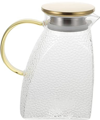 CIYODO Jarra De Cristal Adorable Termo De Fría Botella Chilly Resistente a Altas