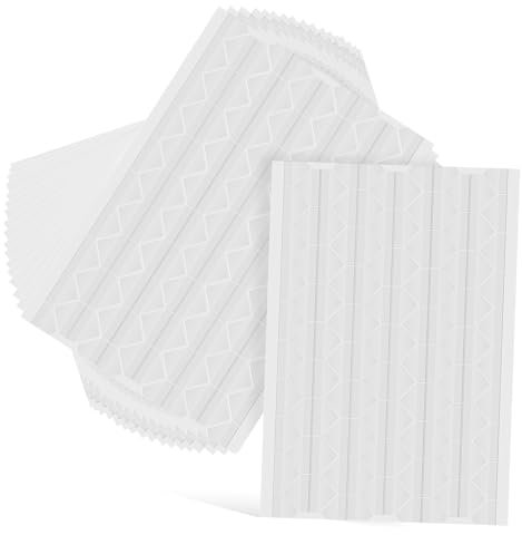 VILLCASE Selbstklebende Foto-eckenaufkleber 20 Blatt Pvc-fotoecken für Scrapbook-fotoalbum-