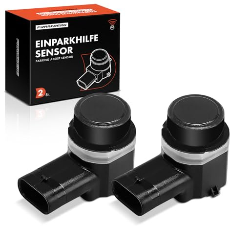Frankberg 2x Parksensor PDC Sensor Vorne 3-Polig Kompatibel mit Golf VI 5K1 Golf Plus 521 5M1 Golf VI Variant AJ5 Yeti 5L T.o.u.r.a.n 1T3 Replace# 1T0919275A