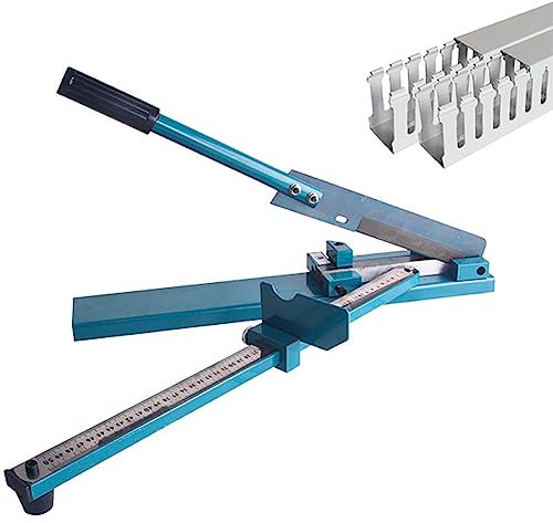 ZXZUCVE PVC-Kabelkanalschneider - Professioneller 45°-90°-Einstellbarer Kunststoff-Kabelkanalschneider für PE-Kunststoffrohre und -schläuche - Vielseitige Drahtschlitz-Schneidemaschine
