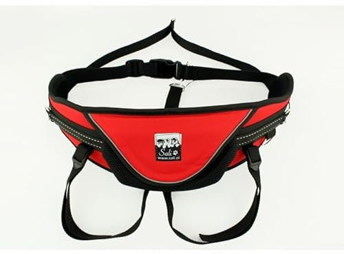 Sali Relax Belt Rot Hüftgürtel Canicross Skijöring Dogtrekking