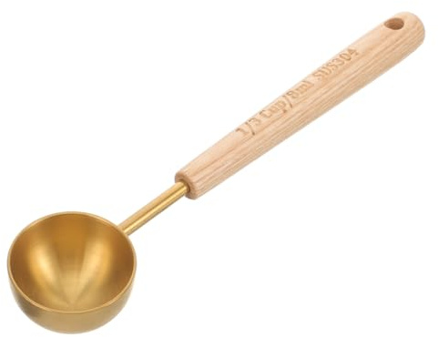 MAGICLULU Cooking Measuring Spoon 0.20Oz Teaspoon with Scale and Non-Slip Handle for Precise Seasoning and Baking Ingredient Measurement