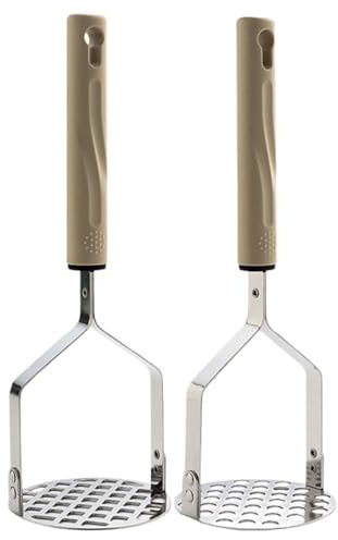 2 Pezzi Schiacciapatate A Mano - Schiacciapatate | Utensile Per Schiacciare Portatile In Acciaio Inossidabile | Strumento Professionale Per Schiacciare Le Patate Per Uso Domestico, Utensile