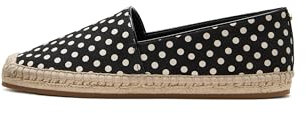kate spade new york Ellis Espadrille, Black/Cream, 8.5