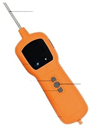 QZCX Medidor Calidad Aire, O2 H2S CO EX 4 en 1 Pantalla a Color Compuesto práctico Detector de Fugas de Gas múltiple Alarma, para casa y Oficina(Suction Pump)