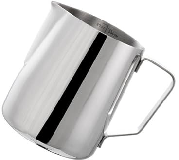 YUGSHNKFC Professionnel 600ml 304Stainless Steel Milk Frother Cotrot Cup Portable Espresso Suing Pitcher pour Créer Café Art À Café Pitcher