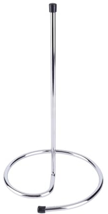 Respicefinem Stainless Steel Decanter Rack Holder Upside Down Drying Stand with Silicone Mat for Red Wine Decanting Kitchen Supplies