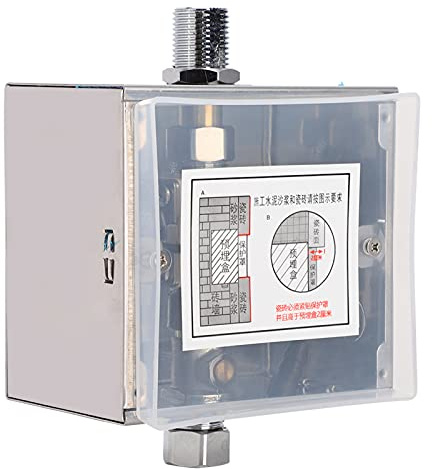 Yctze Rinçage Automatique d'urinoir à Induction – Kit de Rinçage d'urinoir Infrarouge, Idéal pour les Hôtels, les Restaurants et les Salles de Bains Publiques, Composants en Acier Inoxydable et en