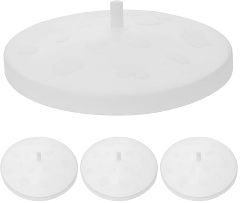 CIYODO 4 Piezas Tapa de Silicona Elástica para Bol de Palomitas Microondas de Cubierta Plegable y Resistente Compatible con Recipientes y Cubetas para Fiestas y Cine Casa