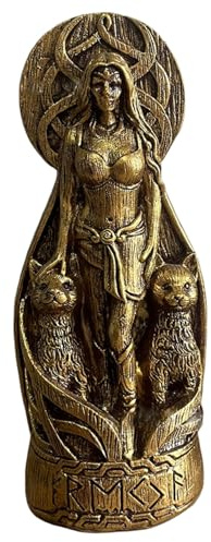Peosaard Hecate Altar, Hecate-staty 8,5 x 20 cm harts hekate-staty häxkonst altare hantverk kreativa skrivbordsdekorationer, hekate-statyer