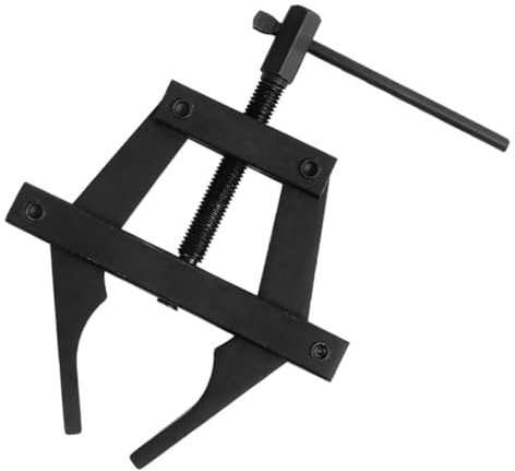 LIFKICH Tensor Cadena Moto Ajustable de Acero Negro para Tensar Cadenas de Motocicleta Apertura de 51-105mm Herramienta Multifuncional Tamaño S