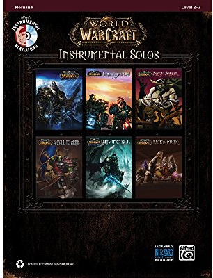 World of warcraft - horn in f - cor en fa - instrumental solos - recueil + cd