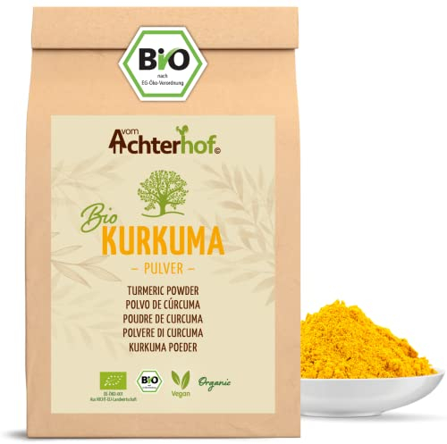 vom Achterhof Polvere di Curcuma biologica 1000g | radice finemente macinata |