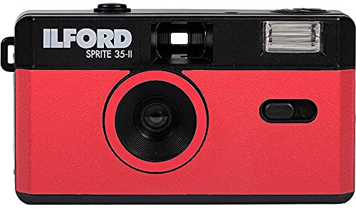 Ilford Sprite 35-II Kamera, rot&schwarz