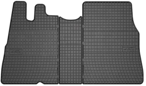 FROGUM El Toro Gummimatten Ganzjähriges-Set von Autofussmatte Auto Fußmatten für Citroën Jumper I 1994-06, für Fiat Ducato II type 230/244 94-06, für Peugeot Boxer I 94-06 | Beständiges Gummi Material