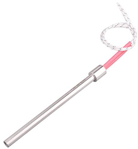 Zuendkerze für Pelletofen Pellets Hot Rod Zündkerze 10 mm Gewinde mit Flansch 170mm 350W