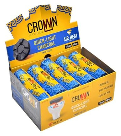 Carbopol Kohle - 40mm - 100 pcs (2 x Pkg)