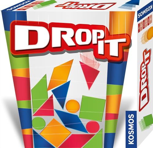 Kosmos 692834 Drop It, Geschicklichkeitsspiel für 2-4 Spieler ab 8 Jahren, das schnelle Spiel mit Geschick und Taktik, rasantes und actiosnreiches Familienspiel