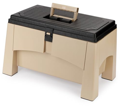 Yolco ST2SAND, Campingsteg & förvaringsbox för husbil, Sand