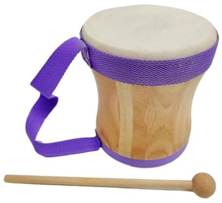 Tamburo A Mano Per – Strumento Musicale Con Tamburo Bastone | Giocattolo Musicale | Tamburo Portatile | Tamburo A Mano Professionale Per Le Prestazioni Di Educazione Musicale