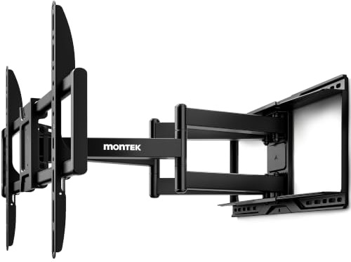 monTEK TV Wall Bracket for 37-90 inch up to 75kg TV Max VESA 600x400mm | 2026 New,Full Motion,Heavy Duty,Extended 638mm Dual Arm,Tool-Free Tilt & Swivel,Easy Assembly,Tools included