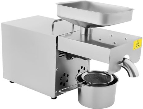 610W pressa olio automatica per il commercio Macchina automatica di estrazione di olio freddo caldo Macchina di estrazione olio elettrico olio elettrico con controllo della temperatura per la casa,2