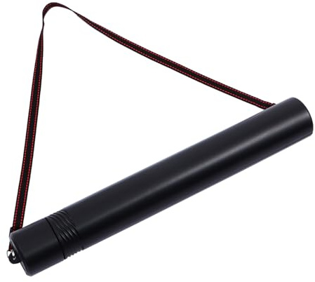 VICASKY Tubes à Flèches en Plastique Noir Design Télescopique, Poche Pratique pour Rangement Facile des Flèches et Accessoires de Tir à l'arc