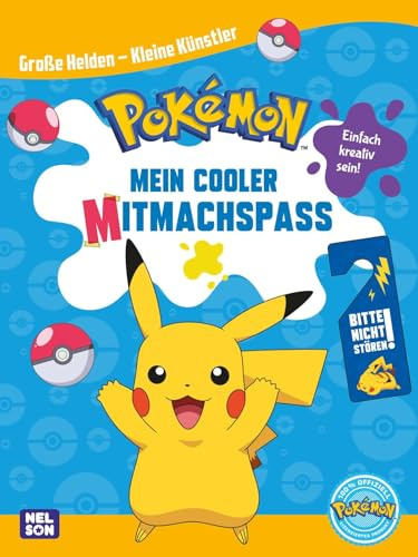 Pokémon: Große Helden - Kleine Künstler: Mein cooler Mitmachspaß: Einfach kreativ sein! (Pokémon Activity-Buch)