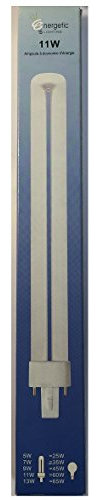 Energetic Lighting YDN11-U - Ampoule G23 11W 750lm L=237mm - économie d'énergie - longue durée