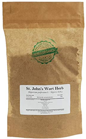 Hipérico Hierba / Hypericum Perforatum L / St. John's Wort Herb # Herba Organica # Hipericón, Corazoncillo, Hierba De San Juan (100g)
