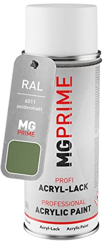 MG PRIME RAL 6011 Resedagrün/Reseda green Spraydose 400 ml seidenmatt schnelltrocknend