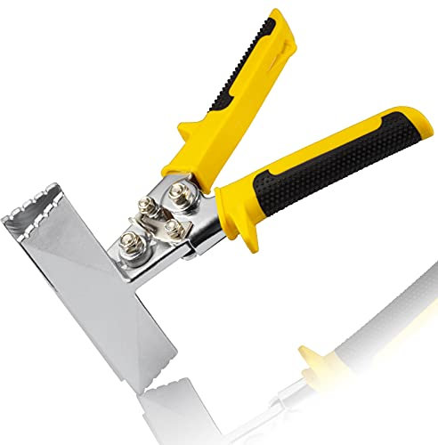 LEONTOOL Metall-Biegezange mit geraden Backen, 15,2 cm, Biege- und Abflachwerkzeug mit rutschfesten Griffen