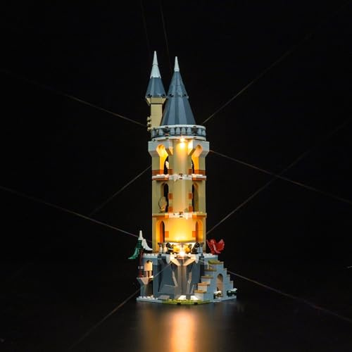 BrickBling Led Licht Set für Lego 76430 Hogwarts Castle Owlery (Kein Lego), Dekorationsbeleuchtungsset für Lego Eulerei auf Schloss Hogwarts Kreative Spielzeug