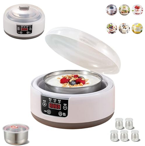 Probiotic Yogurt Motor,Automatic Yogurt Maker with Timer and Constant Temperature Control,Electric Yogurt Maker Machine,Multi-Function Electric Yogurt Machine for Home Use