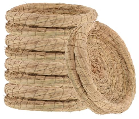EXHUMKY 5stücke Kleintier Schlafnest Aus Teiliges Handgefertigt Geeignet Für Vögel Kaninchen Und Tauben Multifunktional Langlebig Und Bequem Für Kleine Haustiere Für Garten Und