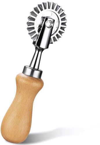 Pastry Wheel Cutter - Pasta Cutter Wheel - Ravioli Crimper Cutter Wheel for Home and Kitchen Use, 1.3inch