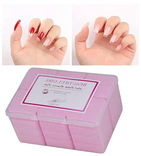 Luddfria Nagelservetter 200 Stycken Snabbrengörande Luddfria Servetter | Nagelförberedelsedynor För Händer, Sömn, Natt Spa, Rengöring, Blötläggning, Inspektion, Borttagning, Förberedelse,